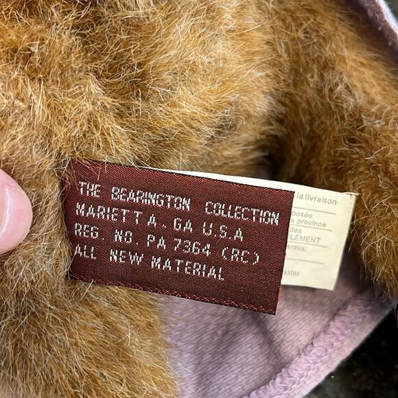 The Bearington Collection Sophie 14” Plush Bear With Tag Retired - Picture 8 of 11